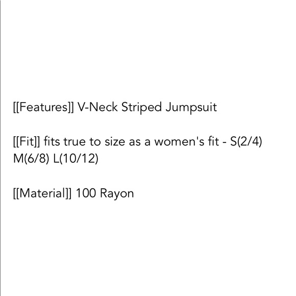 NWT Hem & Thread Boho Jumpsuit | Tie Back | Yellow Striped - Picture 10 of 15